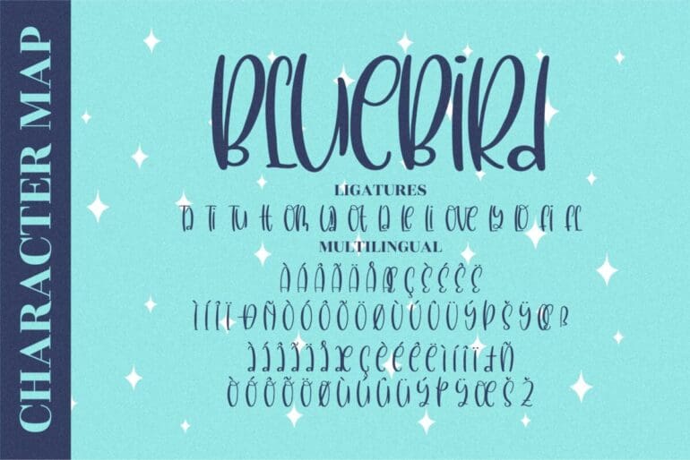 BlueBird Font 3