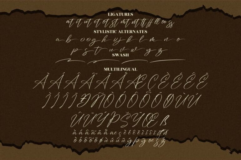 Washington Signature Font 3