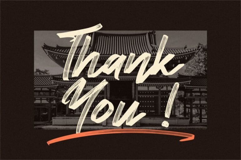 Namashte Brush Font 4