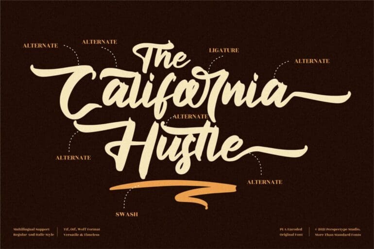 The California Hustle Font 1