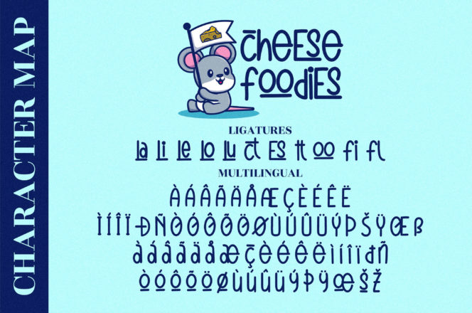 Cheese Foodies Font