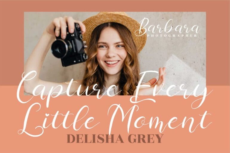 Chamelia Blinkar Font 1