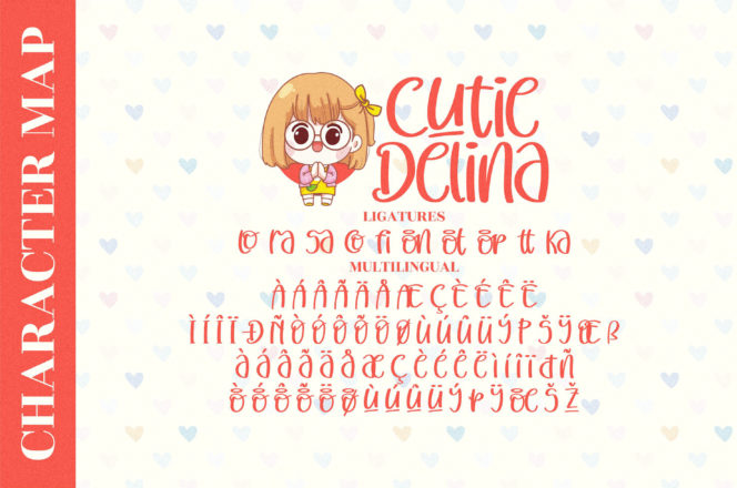 Cutie Delina Font