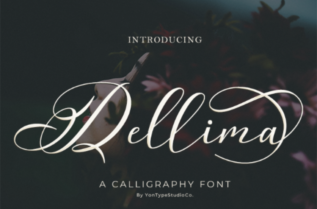 Dellima Calligraphy Font