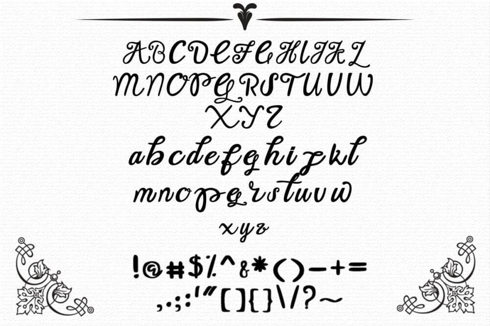 Keith Vintage Font 4