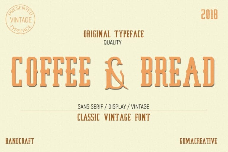 Paralax Display Font 1