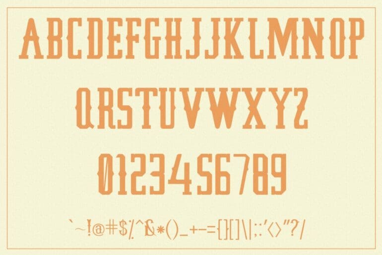 Paralax Display Font 3