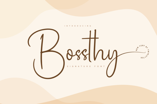 Bossthy Font