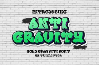 Anti Gravity Font