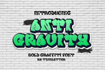 Anti Gravity Font