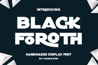 Black Foroth Font
