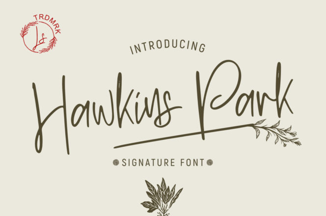 Hawkins Park Font