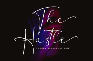 The Hustle Signature Font