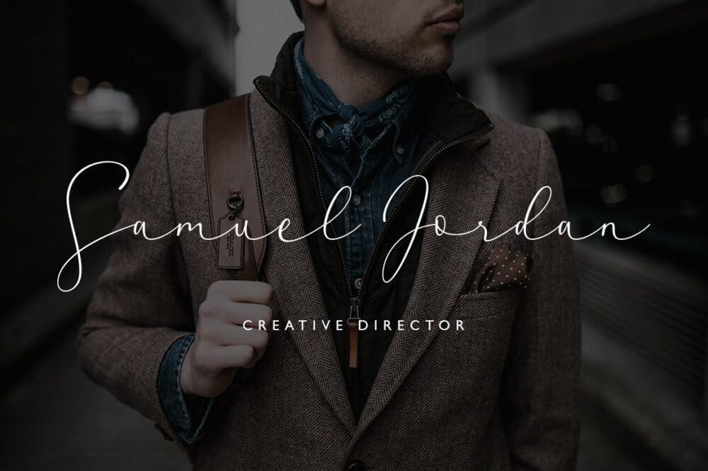 The Hustle Signature Font 3