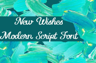 New Wishes Modern Script Font