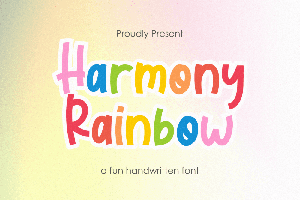 Harmony Rainbow Font