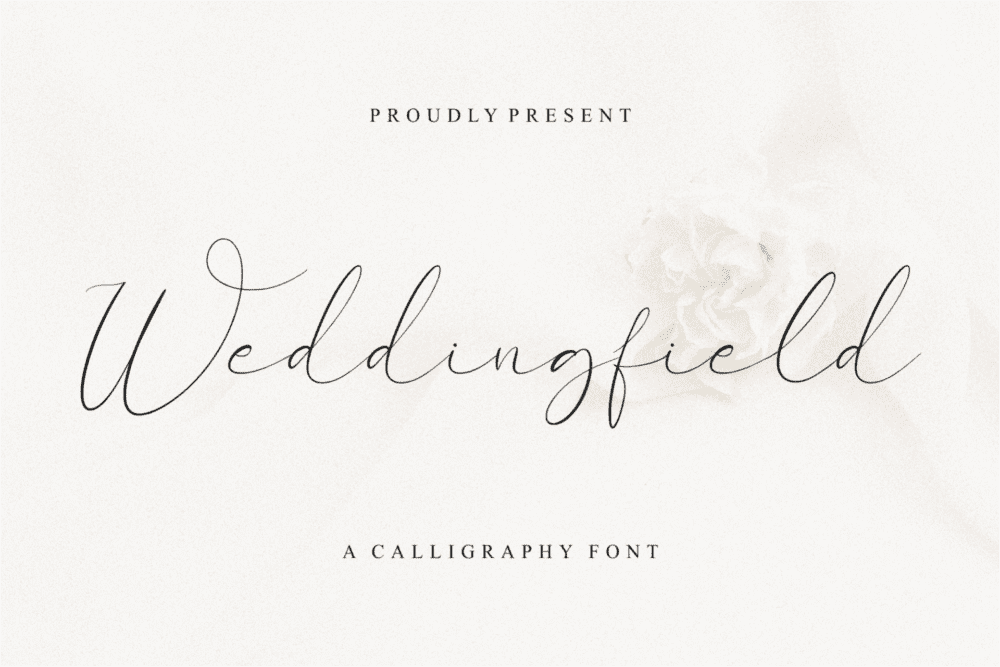 Weddingfield Font