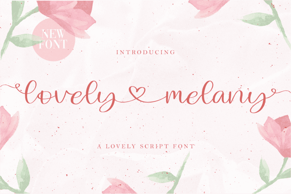 Lovely Melany Font