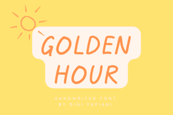 Golden Hour Font