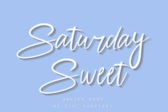 Saturday Sweet Font