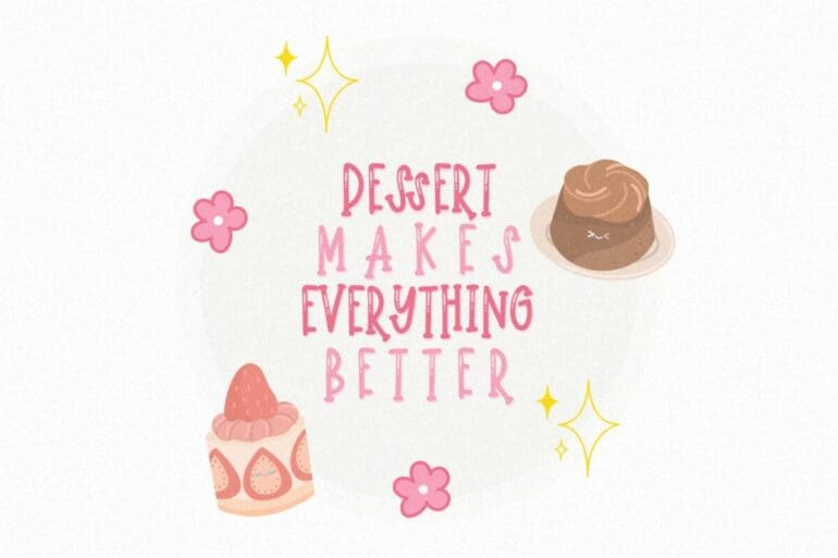 Billion Cupcake Font 3