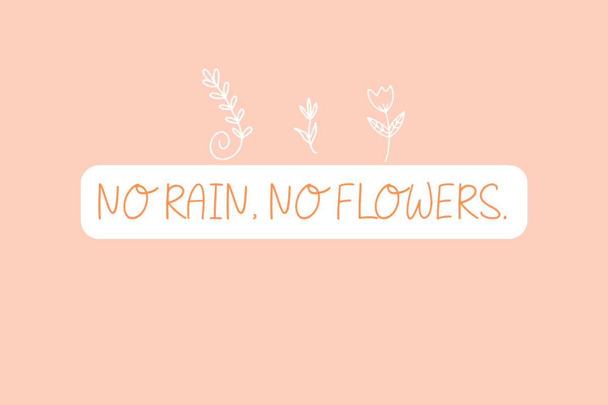 Peach blossom Doddles Font 4