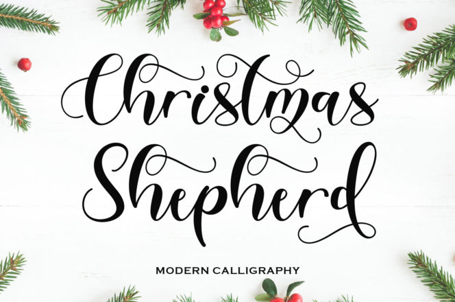 Christmas Shepherd Font