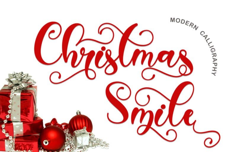 Christmas Smile Font