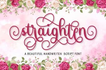 Straighten Font