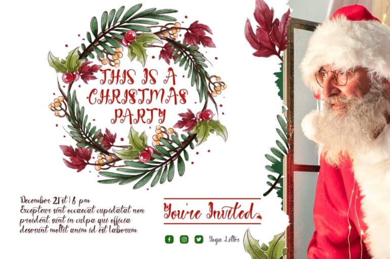 Sweet Christmas Monogram Font 1