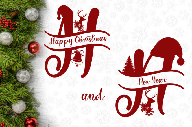 Sweet Christmas Monogram Font