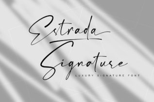 Estrada Signature Font
