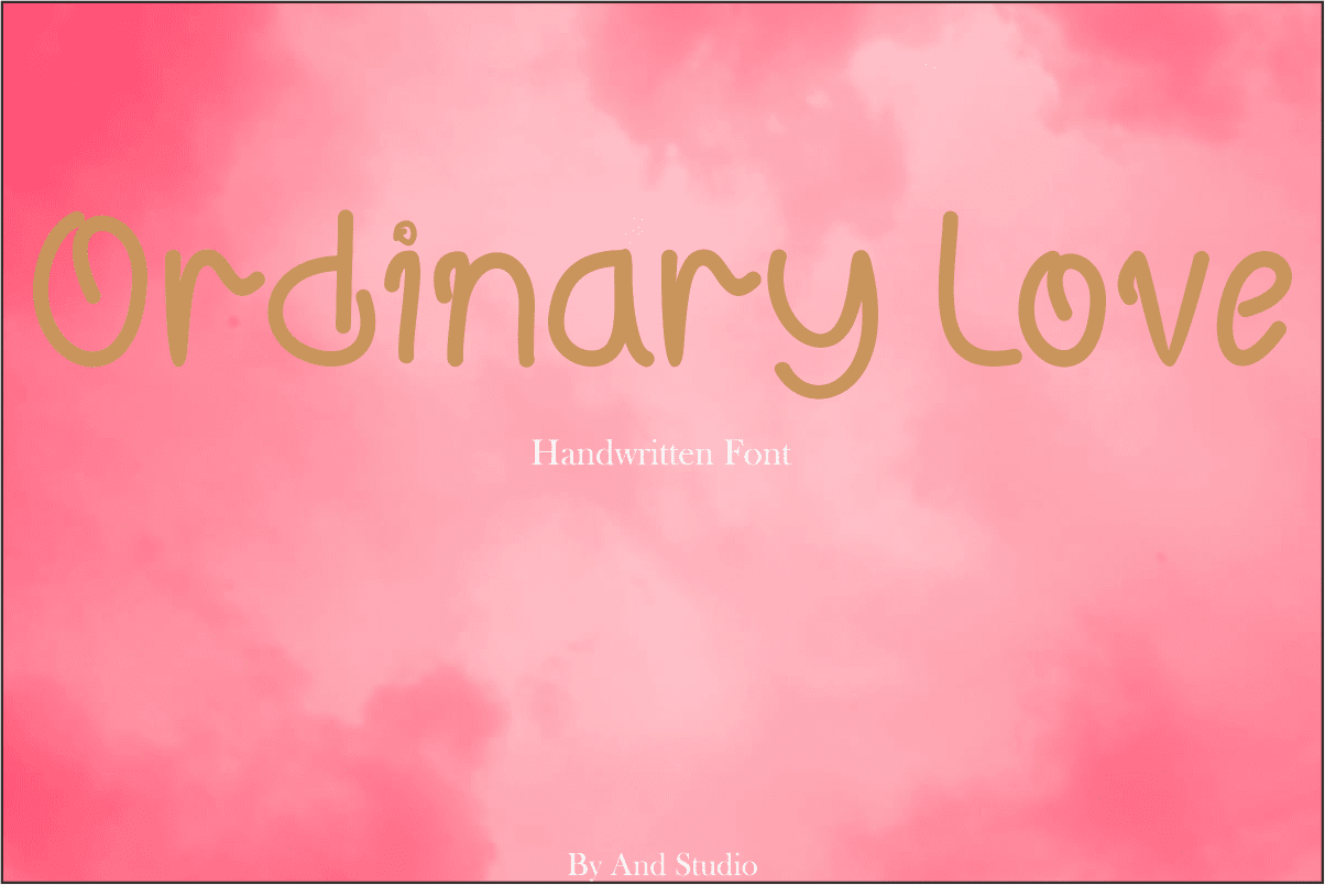Ordinary Love Font