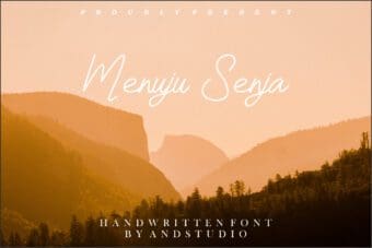 Menuju Senja Font