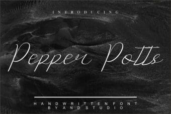 Pepper Potts Font