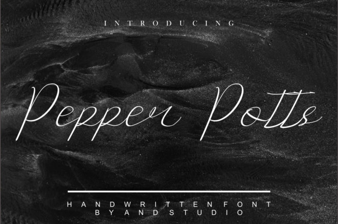 Pepper Potts Font