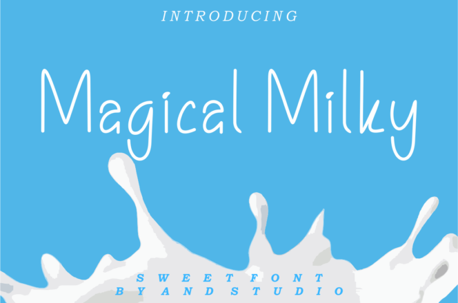 Magical Milky Font
