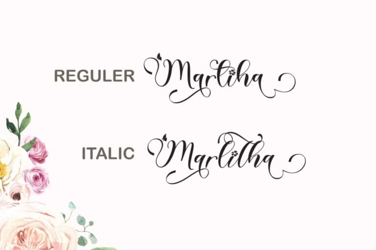 Beautiful Spring Font 4