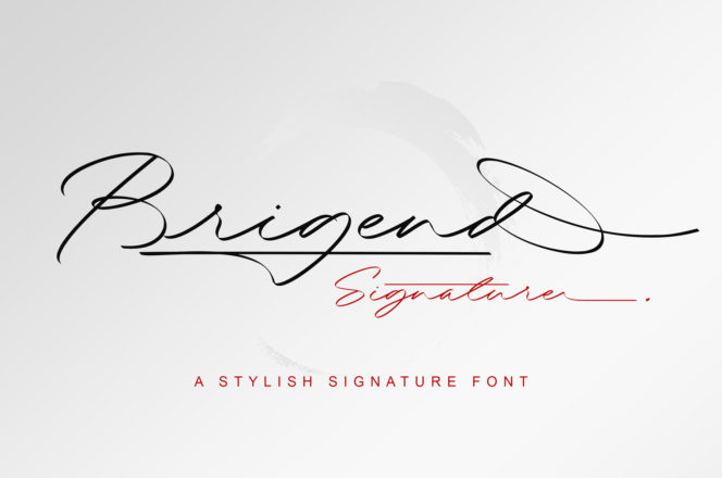 Brigend Signature Font