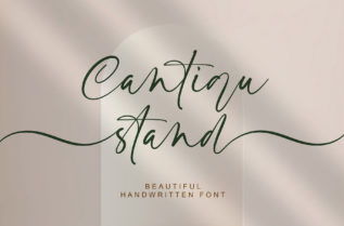 Canqitu stand Font