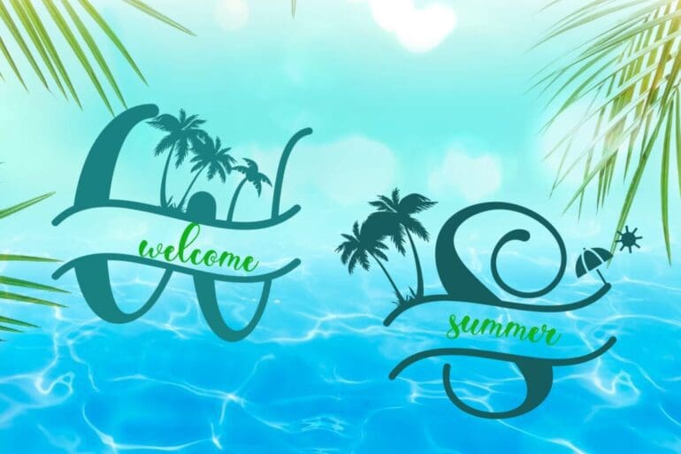 Summer Monogram Font 2