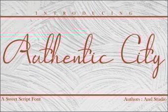Authentic City Font