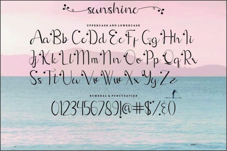 Sunshine Font 2