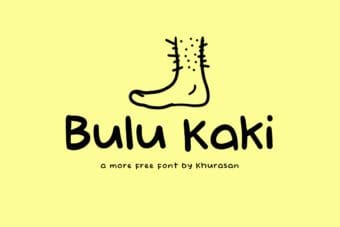 Bulu Kaki Font