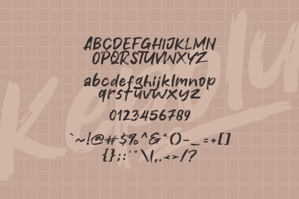 Kepolu Font 4