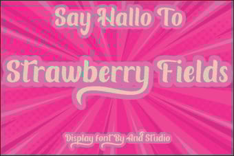 Strawberry Fields Font