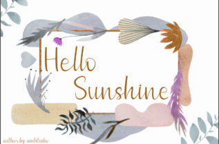 Hallo Sunshine Font