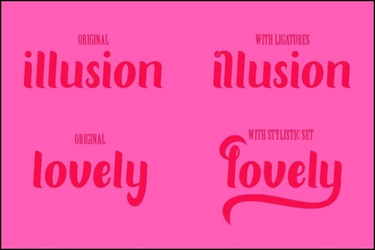 Strawberry Fields Font 4