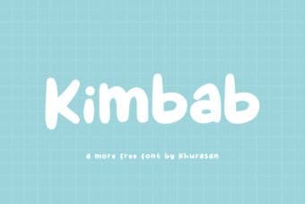 Kimbab Font