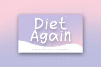 Diet Again Font